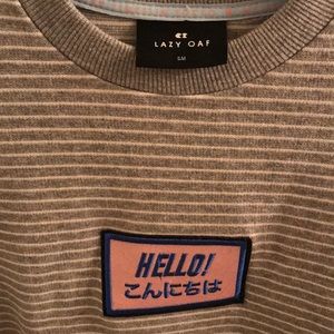 LAZY OAF oversized striped dress